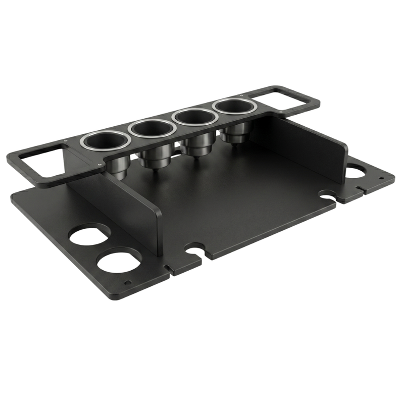 Load image into Gallery viewer, Sandbar Pontoon Table – Exterior Rail Mount | USA Made | 3 Tiers