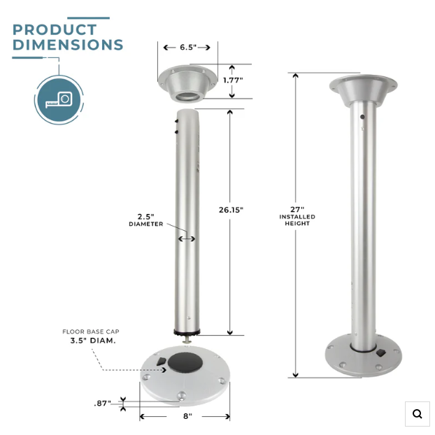Cypress Series - Table Support Post Set
