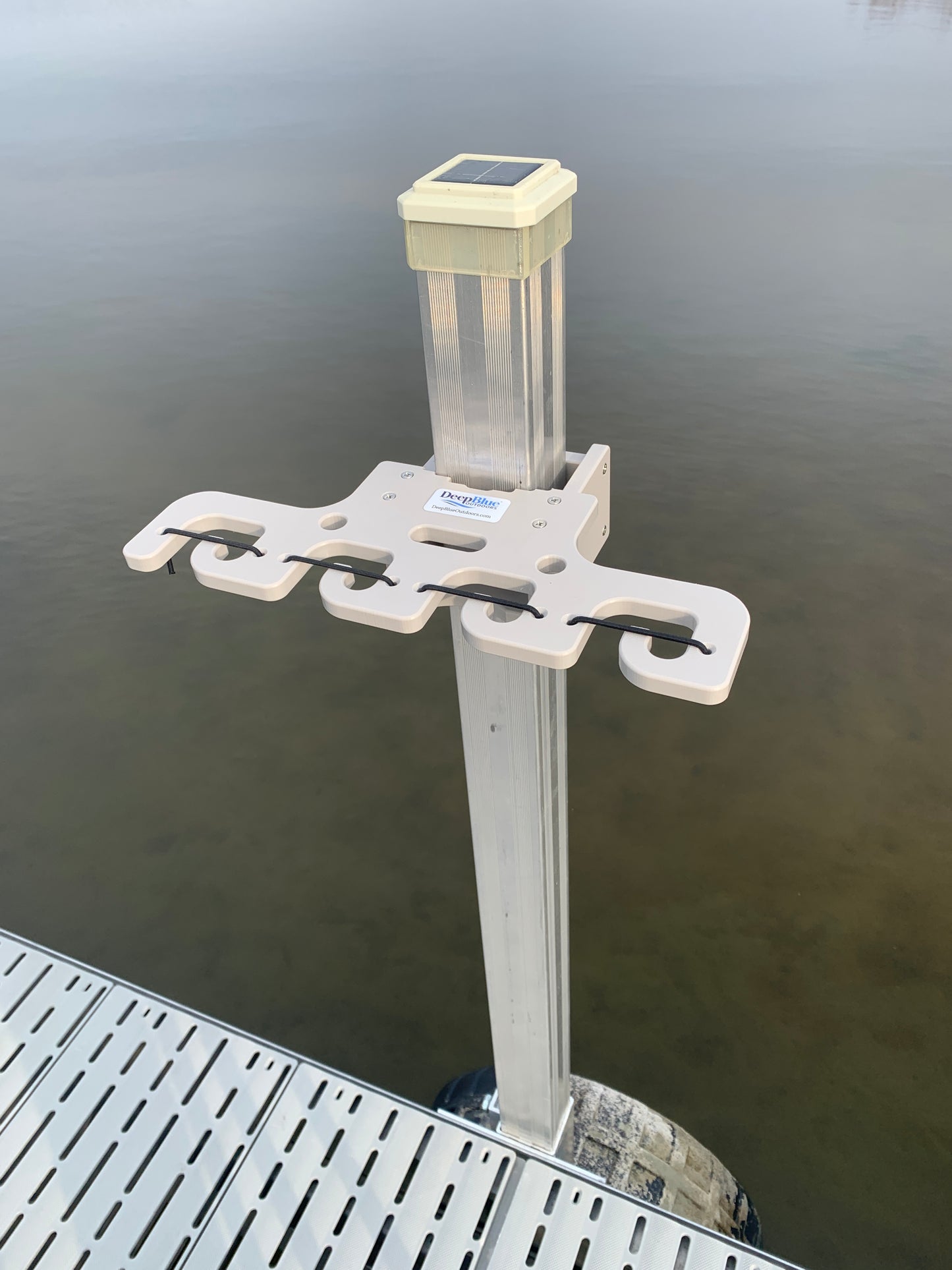 Dock Post – 4 Place Rod Holder