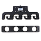 Pontoon Boat Fishing 4-Rod-Holder – No-Tool Rail Mount | USA Made