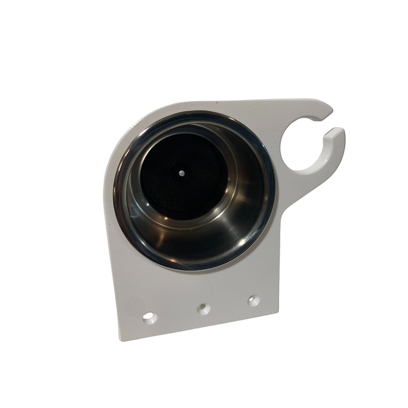 Load image into Gallery viewer, Pontoon Rail Cup and Wine Glass Holder for Pontoon Boats | Square &amp; Premier® Brand Rail Options
