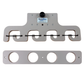 Pontoon Boat Fishing 4-Rod-Holder – No-Tool Rail Mount | USA Made
