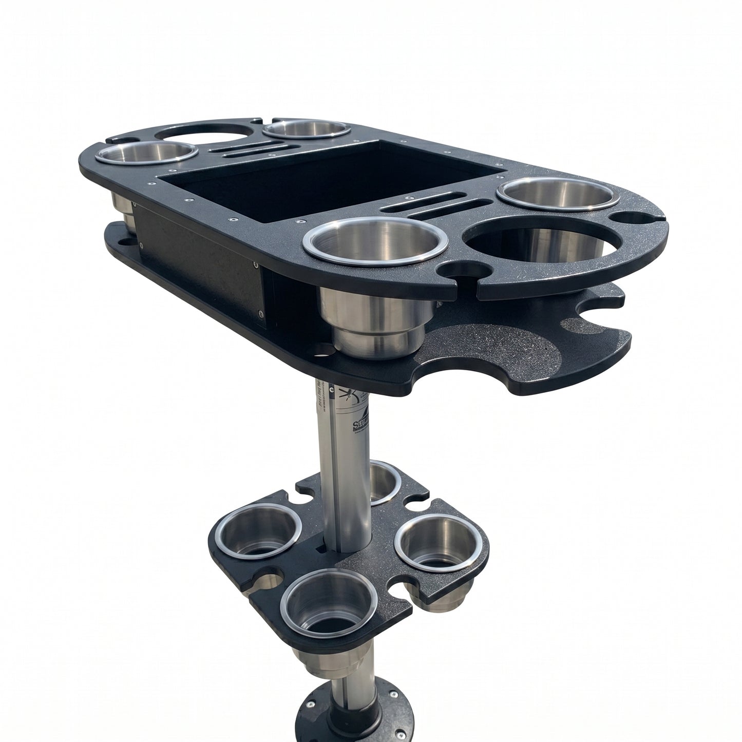 Boat and Pontoon Table – USA Made | Marine Grade with Cup Holders