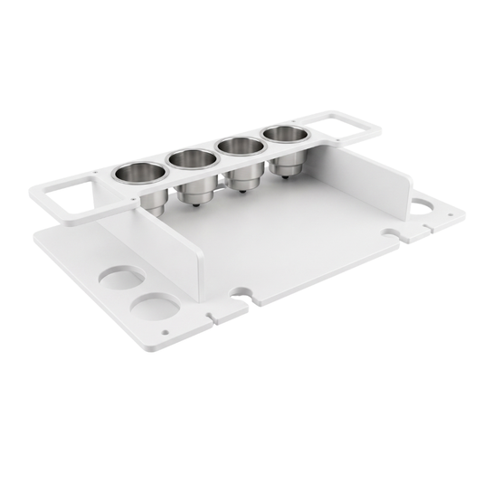 Sandbar Pontoon Table – Exterior Rail Mount | USA Made | 3 Tiers