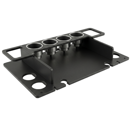 Sandbar Pontoon Table – Exterior Rail Mount | USA Made | 3 Tiers