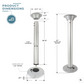 Cypress Series - Table Support Post Set
