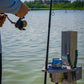 Dock Post – Single Rod and Cup Holder - fits up to 2.625" Square. or Round