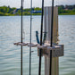 Dock Post – 4 Place Rod Holder