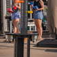 Cornhole Scoreboard and Bag Caddy - with Drink Holders