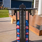 Cornhole Scoreboard and Bag Caddy - with Drink Holders