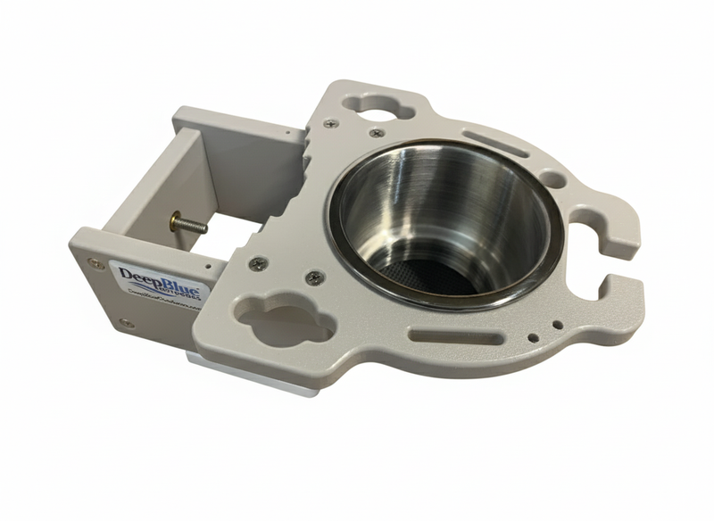 Load image into Gallery viewer, Dock Post – Single Rod and Cup Holder - fits up to 2.625" Square. or Round
