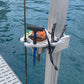 Dock Post – Single Rod and Cup Holder - fits up to 2.625" Square. or Round