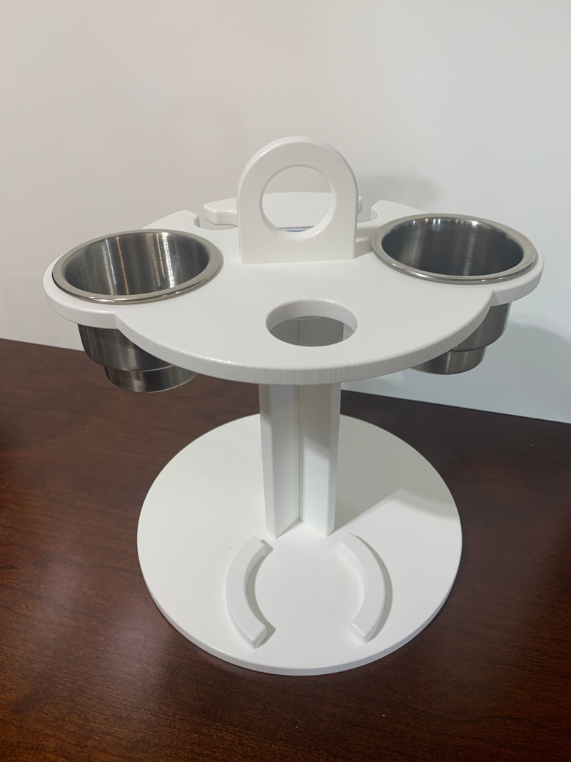 Load image into Gallery viewer, Table Top Cup and Wine glass holder
