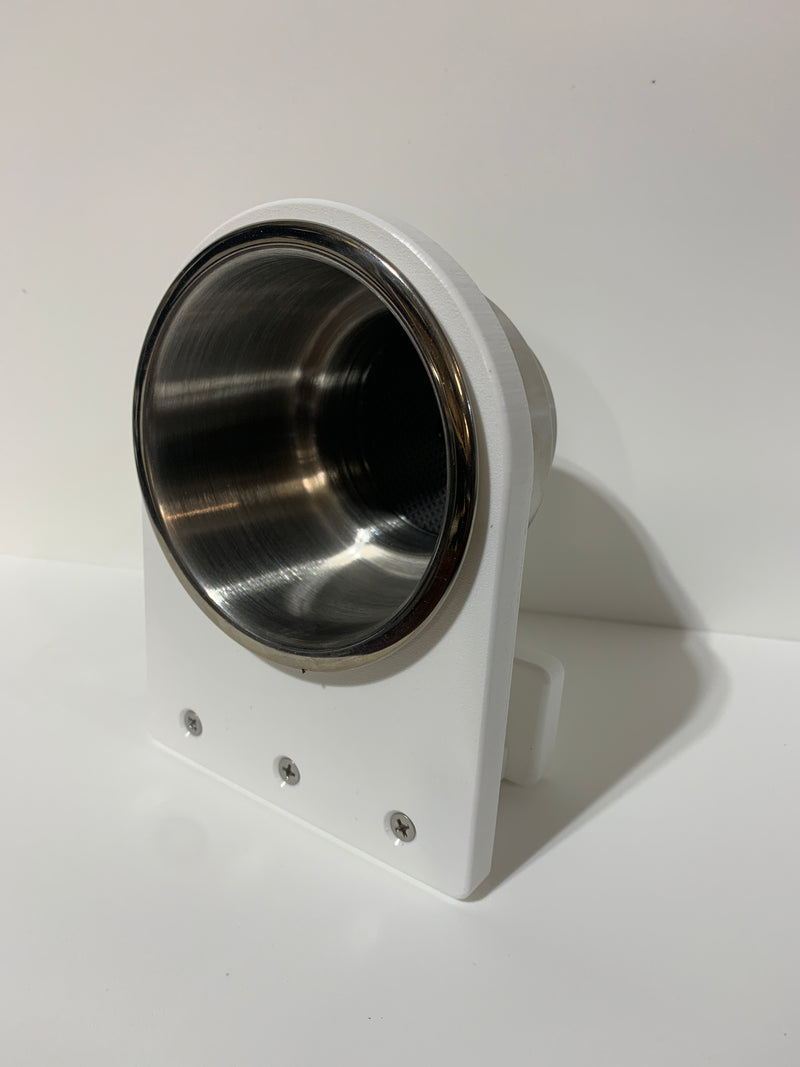 Load image into Gallery viewer, Pontoon Rail Cup Holder for Pontoon Boats | Square &amp; Premier® Brand Rail Options

