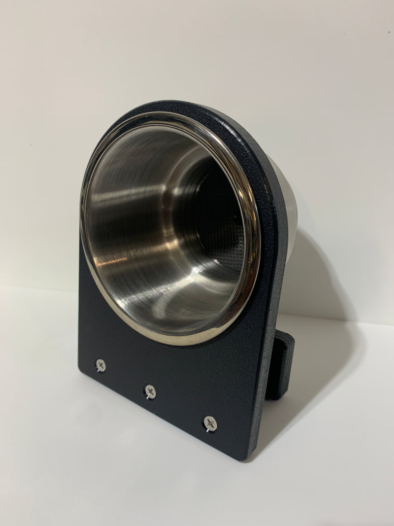 Load image into Gallery viewer, Pontoon Rail Cup Holder for Pontoon Boats | Square &amp; Premier® Brand Rail Options

