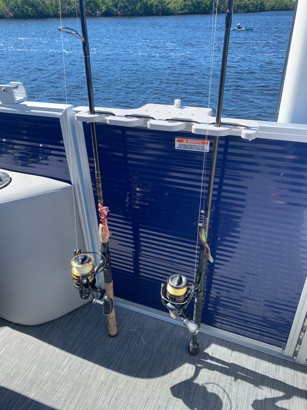 Pontoon Rail - 4X Rod Holder – Deep Blue Outdoors