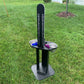 Cornhole Scoreboard and Bag Caddy - with Drink Holders