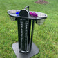 Cornhole Scoreboard and Bag Caddy - with Drink Holders