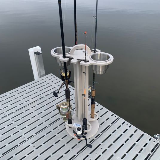 4 fishing rod holder Sea-Dog Track - 7" Tracks - Rod Clips these rod holders come in 3 and 4 rod capacities with five color options Jif Marine Fishing Rod Holder