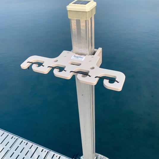 Dock Post – 4 Place Rod Holder