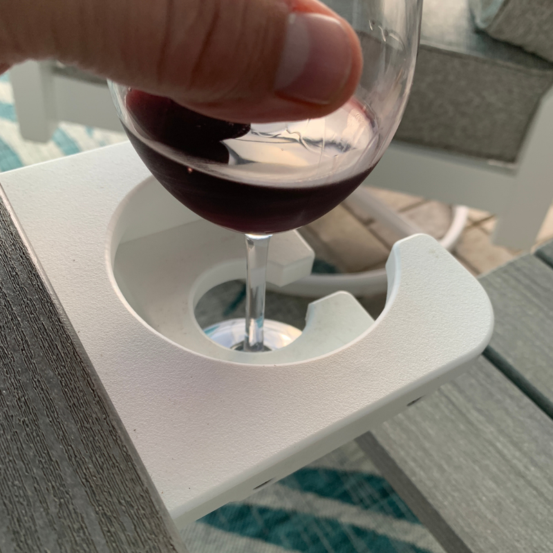 Load image into Gallery viewer, Patio Furniture Mug, Cup and Wine Glass Holder
