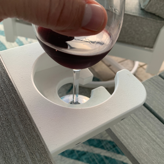 Patio Furniture Mug, Cup and Wine Glass Holder