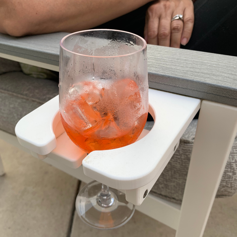 Load image into Gallery viewer, Patio Furniture Mug, Cup and Wine Glass Holder
