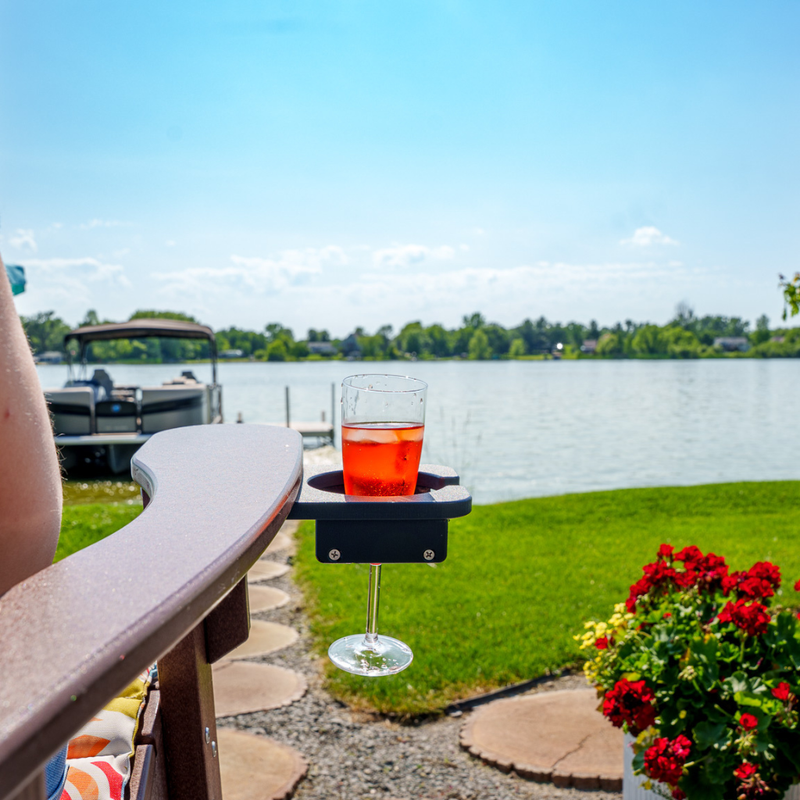 Load image into Gallery viewer, Patio Furniture Mug, Cup and Wine Glass Holder
