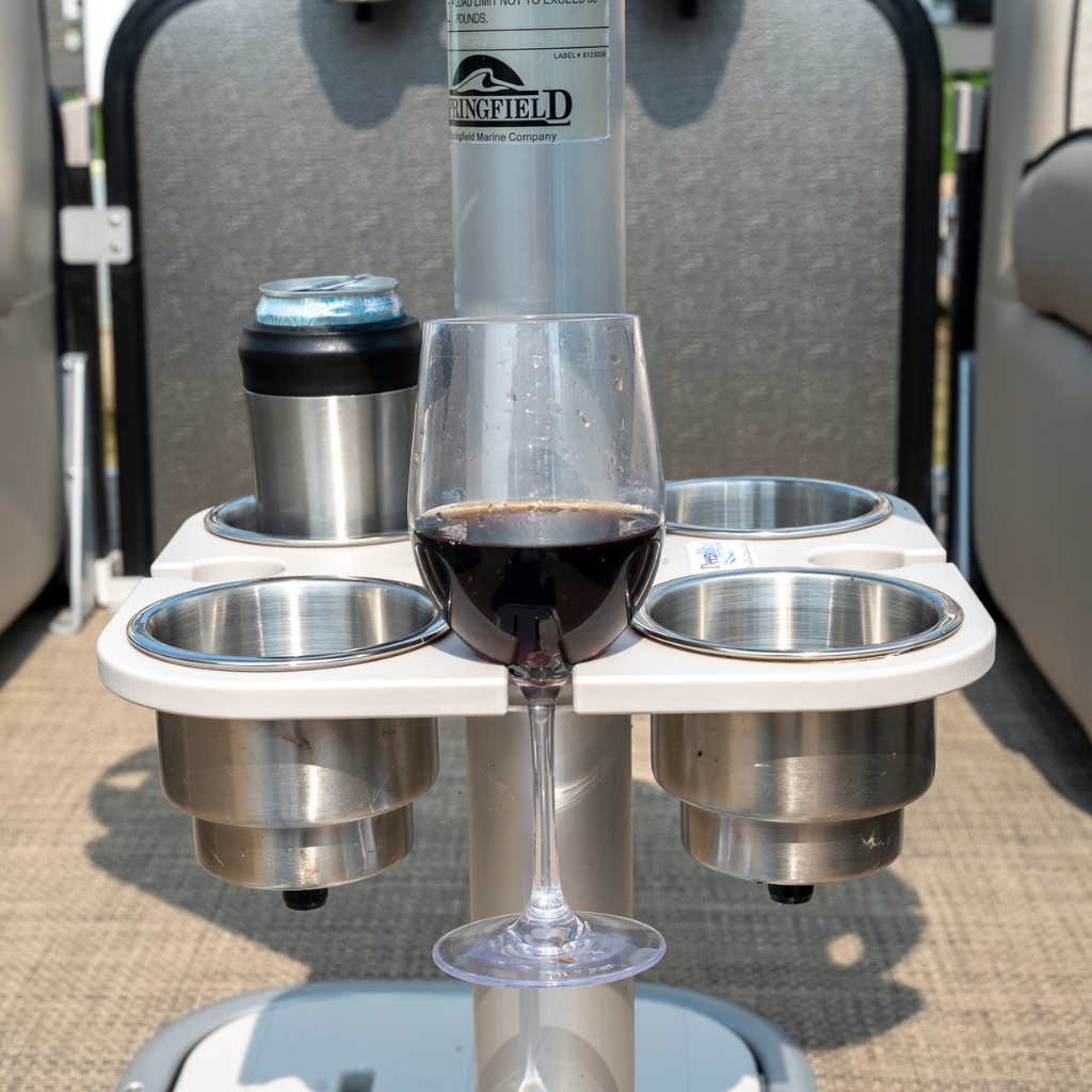 4 Place Cup and Wine Glass Holder for table posts