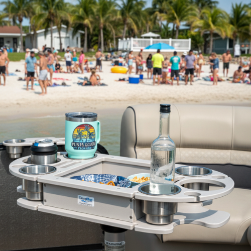 Boat & Pontoon Table, Collapsible Leg and Table Post 