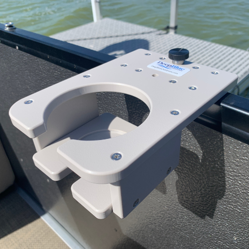 Load image into Gallery viewer, Pontoon Rail - Mug, Cup and Wine Glass Holder
