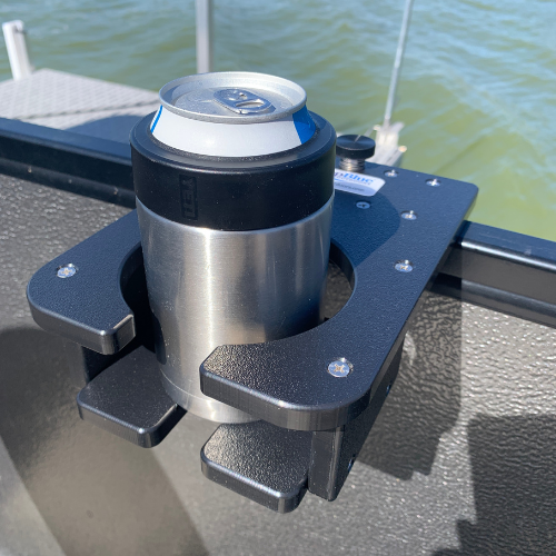 Load image into Gallery viewer, Pontoon Rail - Mug, Cup and Wine Glass Holder
