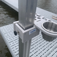 Dock Post – Double Rod and Cup Holder - 2.625" to 4" Post Option