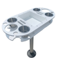 Boat and Pontoon Table – USA Made | Marine Grade with Cup Holders