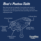 Boat and Pontoon Table – USA Made | Marine Grade with Cup Holders