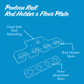Pontoon Boat Fishing 4-Rod-Holder – No-Tool Rail Mount | USA Made