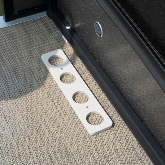 Pontoon Boat and Dock - Floor Plate for 4-Place-Rod-Holder