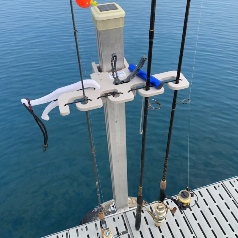 fishing rod holders for docks portable Holder Perfect for docks or boats! FishEZ Dock Fishing Pole Holder